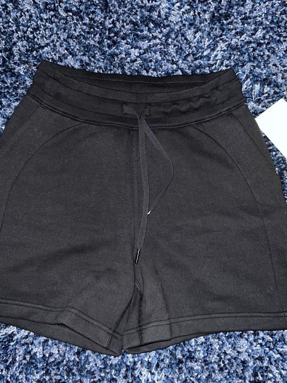Women’s Black Drawstring Lounge Shorts